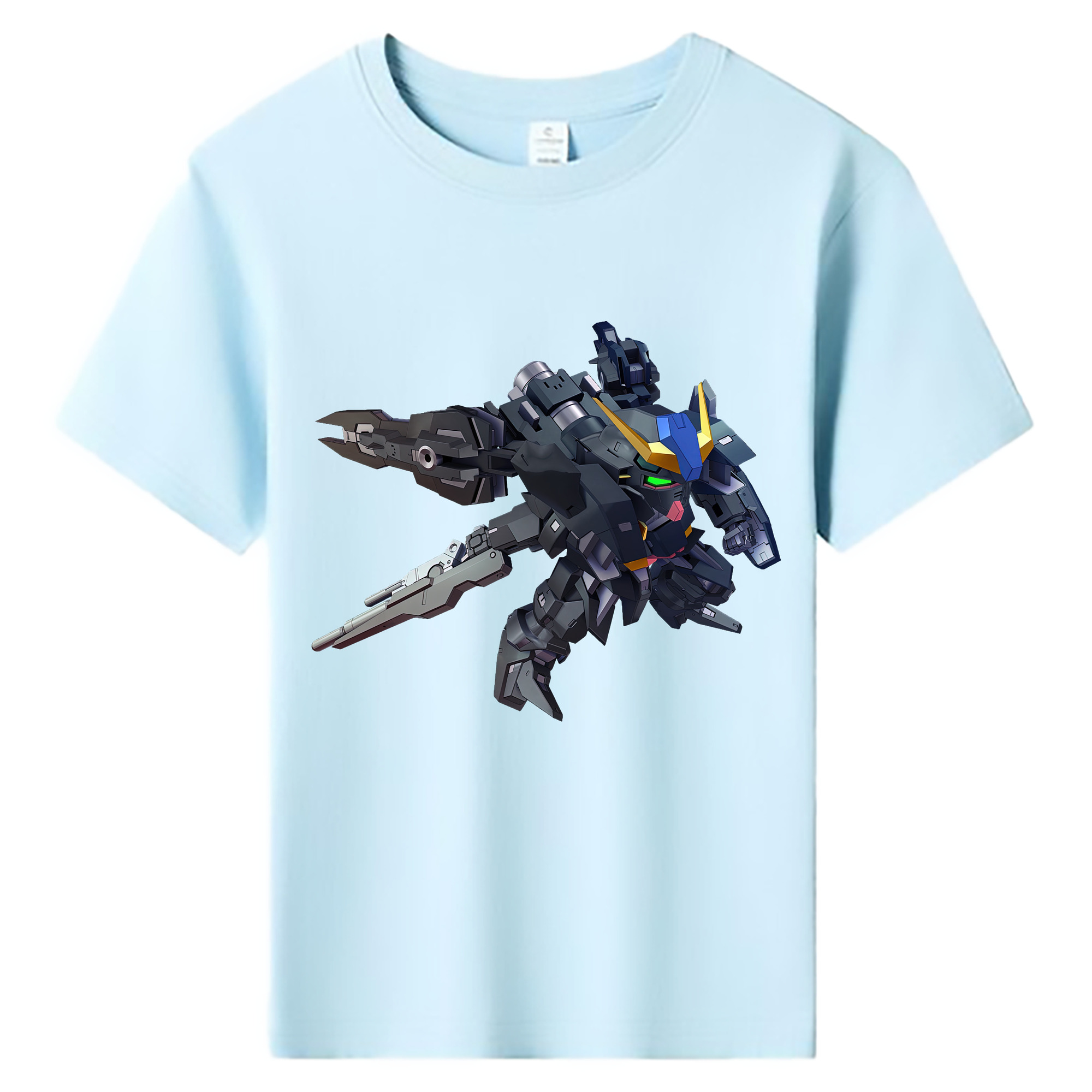 （画像用） 機動戦士ガンダム Mobile Suit Gundam 綿100％キッズTシャツ（フロントプリント）